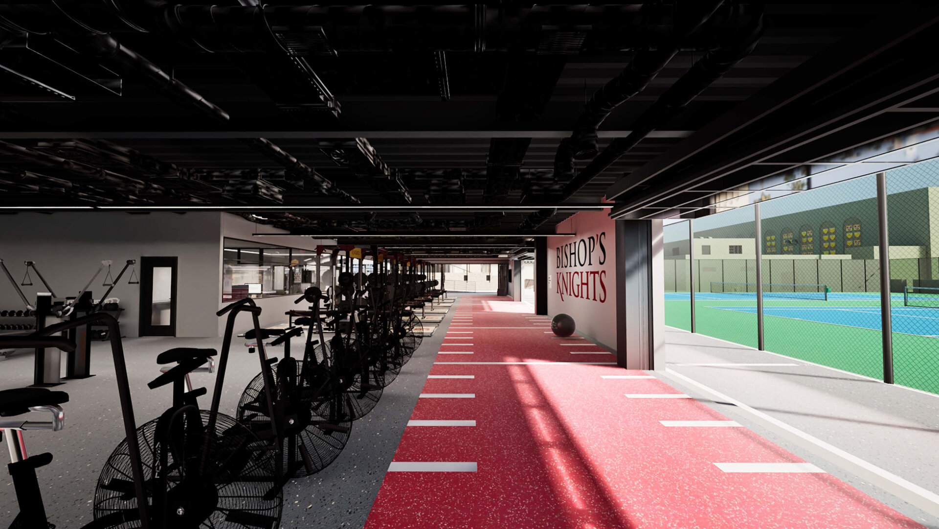 Strength & Conditioning Suite / Sprint Tracks (indoor & outdoor)
