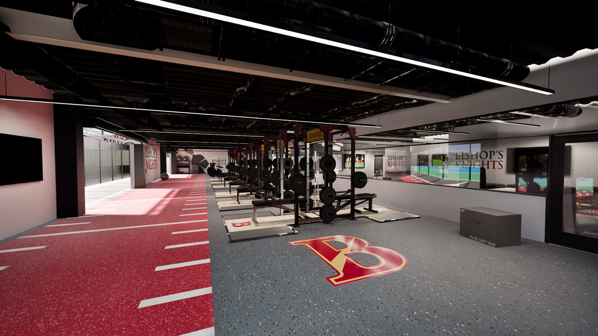 Strength & Conditioning Suite / Sprint Tracks (indoor & outdoor)